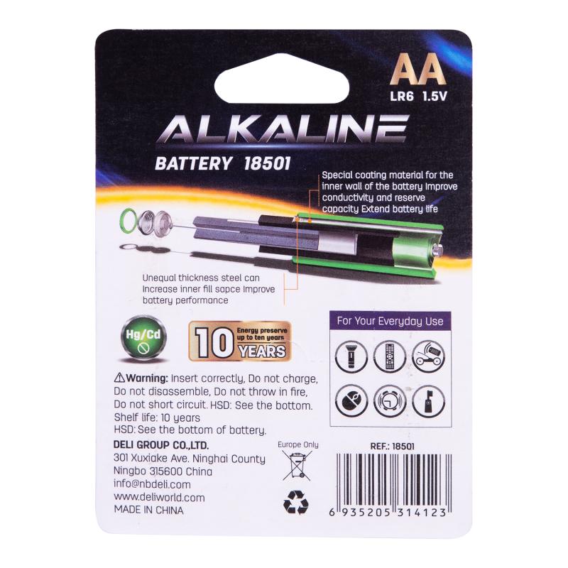 BATERIA LR06 ALKALICZNA AA A4 DELI