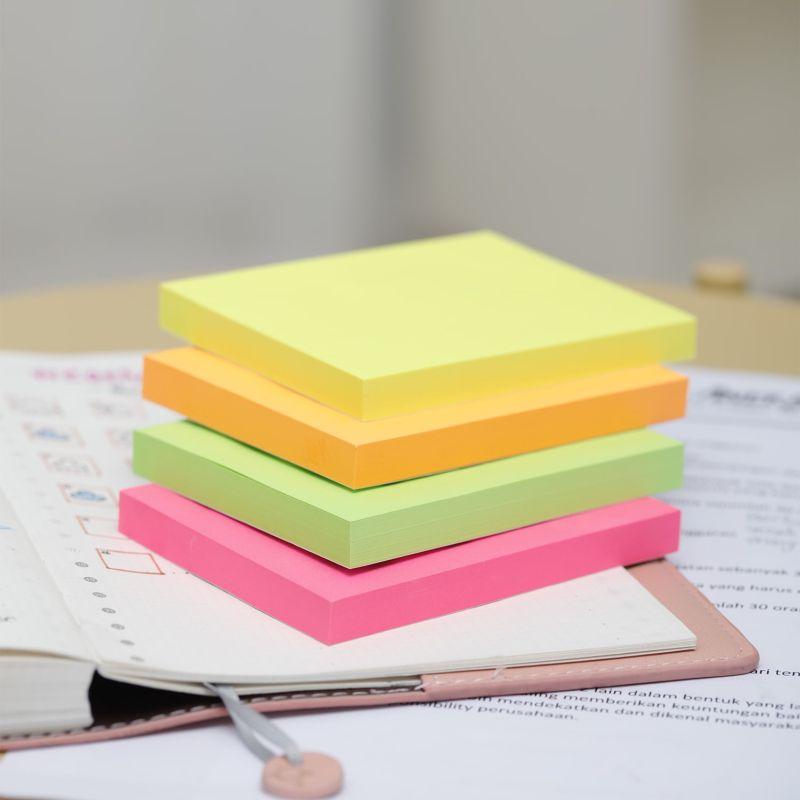 NOTES SAMOP. 76X101MM 100K NEON MIX KOLORÓW DELI