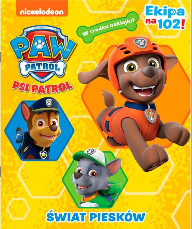 KSIĄŻECZKA PSI PATROL EKIPA NA 102 ŚWIAT