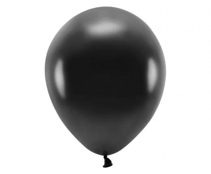 BALONY ECO METALIZOWANE CZARNY 30CM