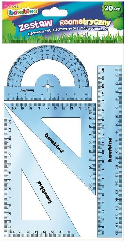 ZESTAW GEOMETRYCZNY BAMBINO 4 EL. 20CM