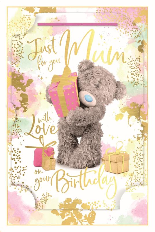 KARTKA HOLOGRAFICZNA 3D JUST FOR YOU MUM