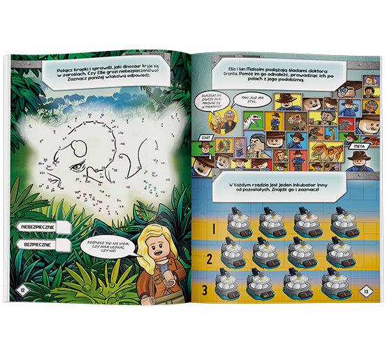 KSIĄŻECZKA LEGO JURASSIC WORLD. NOWA ERA DINOZAURÓW