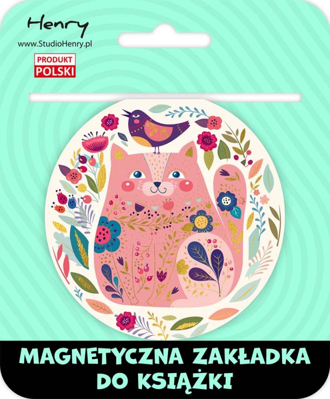 ZAKŁADKA KULKA 2 KOT RÓŻOWY