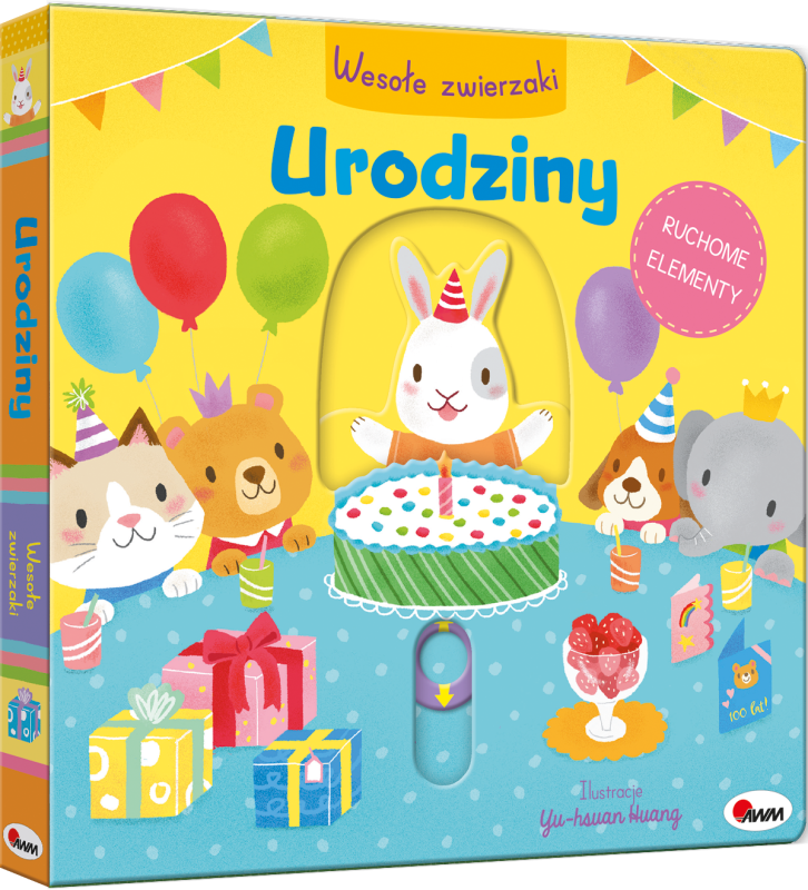 KSIĄŻECZKA WESOŁE ZWIERZAKI URODZINY