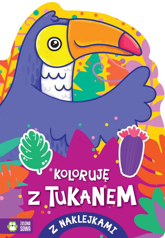 KSIĄŻECZKA KOLORUJĘ Z TUKANEM