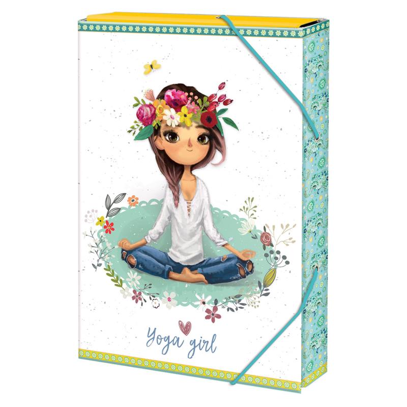 TECZKA A4/4CM YOGA GIRL