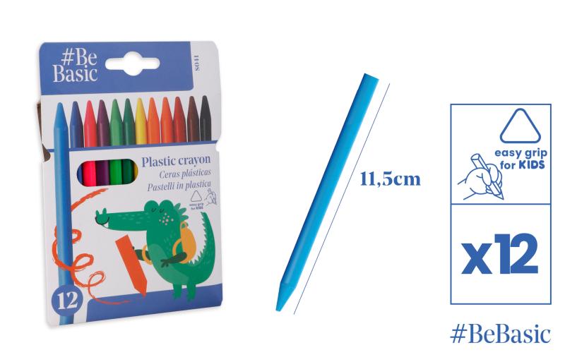 KREDKI 12 PLASTIKOWE BEBASIC MP
