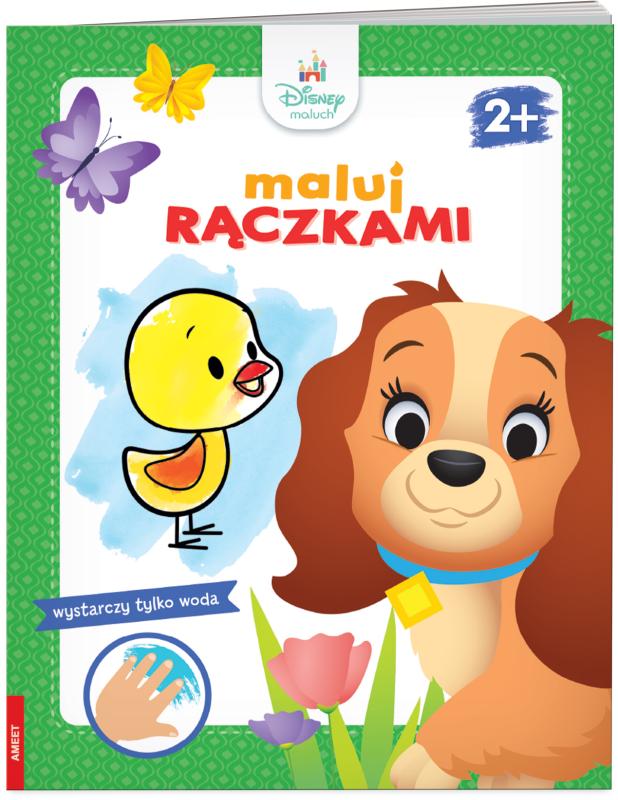 KSIĄŻECZKA DISNEY MALUCH. MALUJ RĄCZKAMI