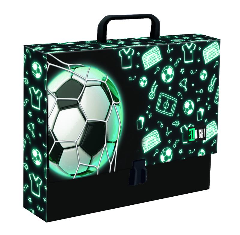 TECZKA Z RĄCZKĄ A4 XL STRIGHT NEON FOOTBALL