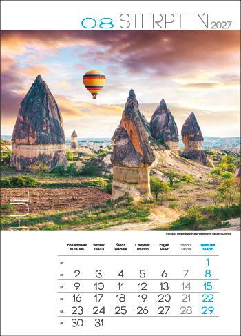 KALENDARZ WIELOPLANSZOWY WONDERFUL WORLD JOTAN STANDARD