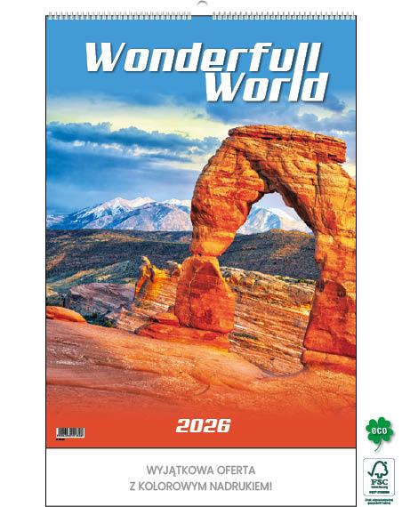 KALENDARZ WIELOPLANSZOWY WONDERFULL WORLD JOTAN STANDARD