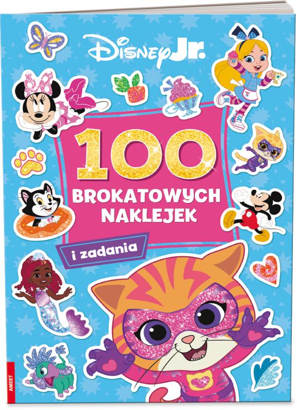 KSIĄŻECZKA DISNEY MIX. 100 BROKATOWYCH NAKLEJEK