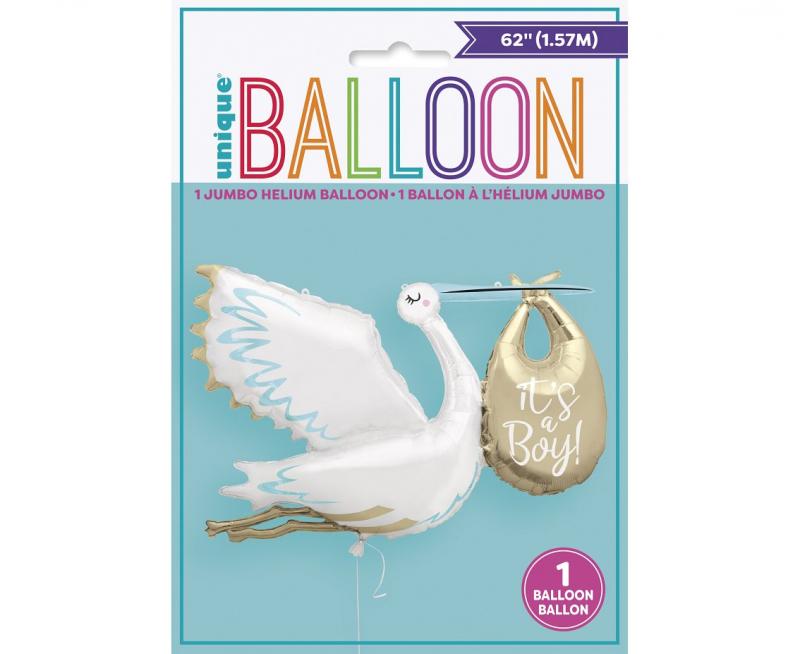 BALON FOLIOWY 62' BOCIAN - IT'S A BOY