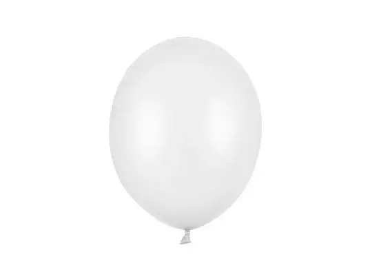 BALONY STRONG 27CM METALLIC PURE WHITE