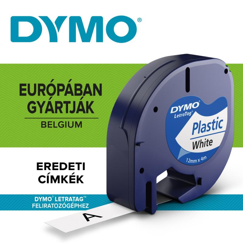 TAŚMA LT 12X4 PLASTIK.BIAŁ
