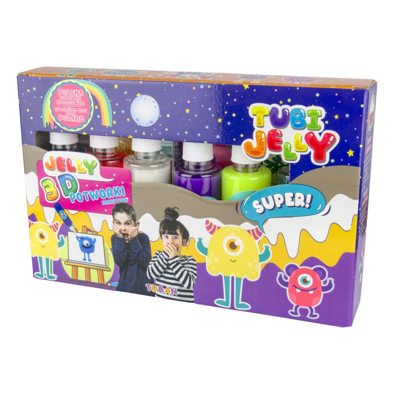 ZESTAW TUBI JELLY 6 KOL - POTWORKI