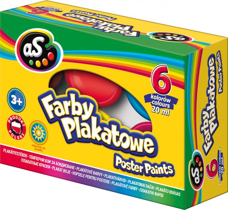 FARBY PLAKATOWE 6/20ML AS NEW