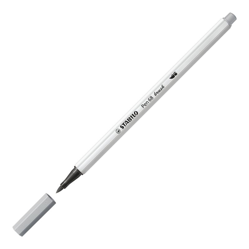 PISAKI STABILO 68 BRUSH SZARY