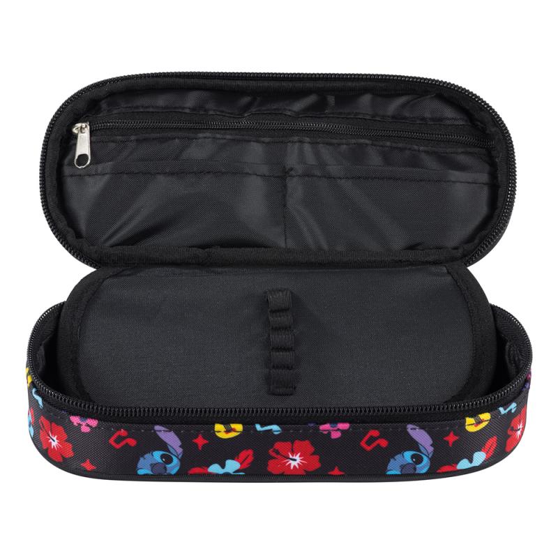 PIÓRNIK SASZETKA Z KLAPKĄ STITCH BLACK ALOHA