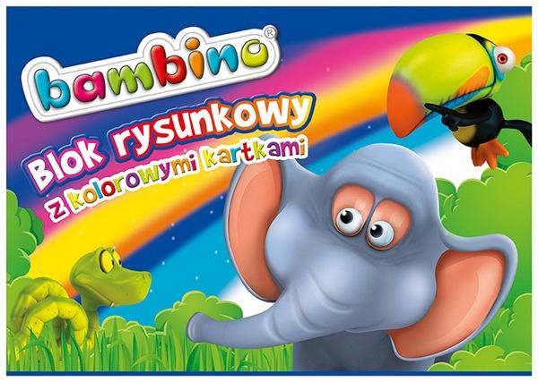 BLOK RYSUNKOWY A4 KOLOR BAMBINO 16k