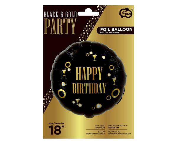 BALON FOLIOWY HAPPY BIRTHDAY B&G Party 18'