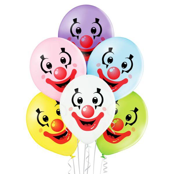 BALONY BN06-237 - CLOWN FACES - OP. 6 SZT