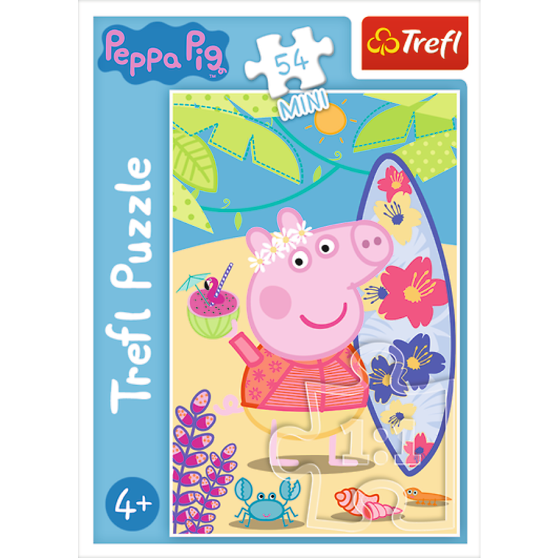PUZZLE 54 TREFL MINI WESOŁY DZIEŃ ŚWINKI 19625,19626,19627,19628