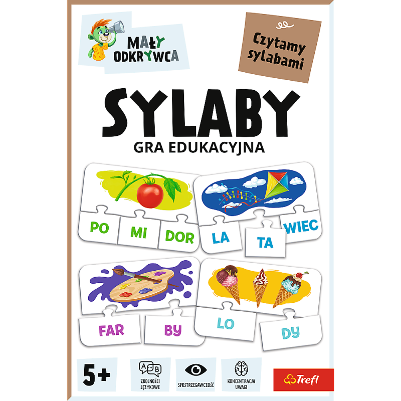 GRA TREFL SYLABY - MAŁY ODKRYWCA