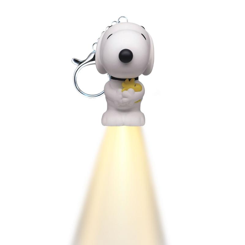 BRELOK FIGURKA 3D SNOOPY Z LATARKĄ LED PEANUTS