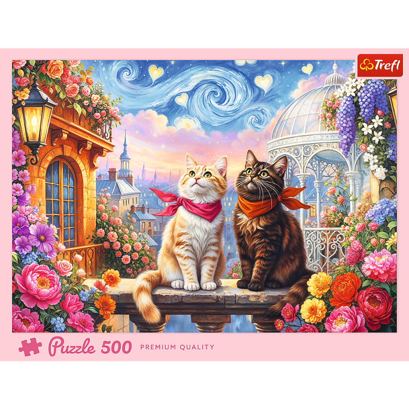 PUZZLE 500 TREFL ZAKOCHANE MRUCZKI