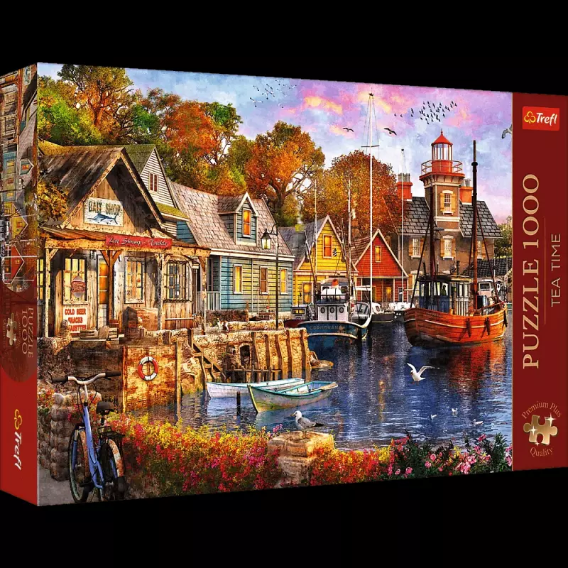 PUZZLE 1000 TREFL NADMORSKI ZAKĄTEK PREMIUM PLUS TEA TIME