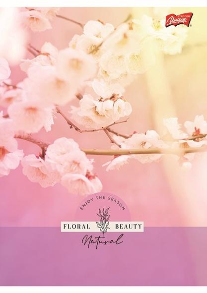 ZESZYT A5/60 # FLORAL BEAUTY LAMINOWANY