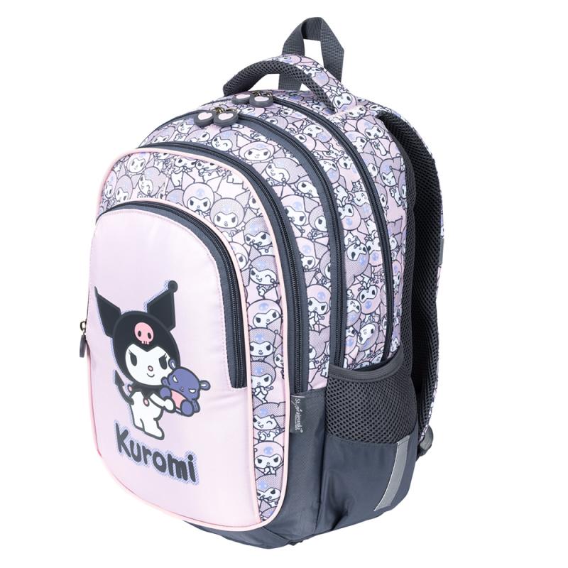 PLECAK 4-KOMOROWY BPL-58 KUROMI PINK