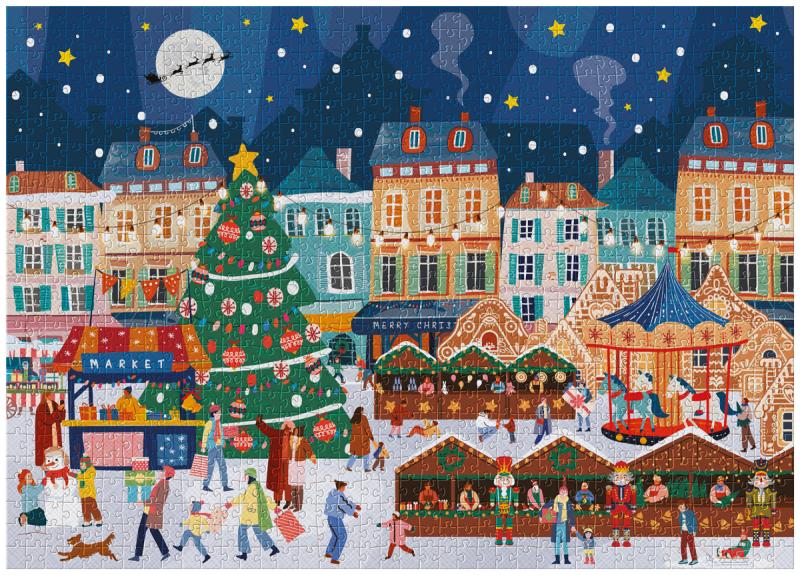 PUZZLE 1000 EL.BOX BN CHRISTMAS MARKET #ŚWIĘTA