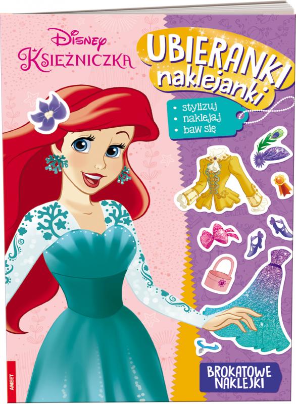 KSIĄŻECZKA DISNEY KSIĘŻNICZKA. UBIERANKI NAKLEJANKI