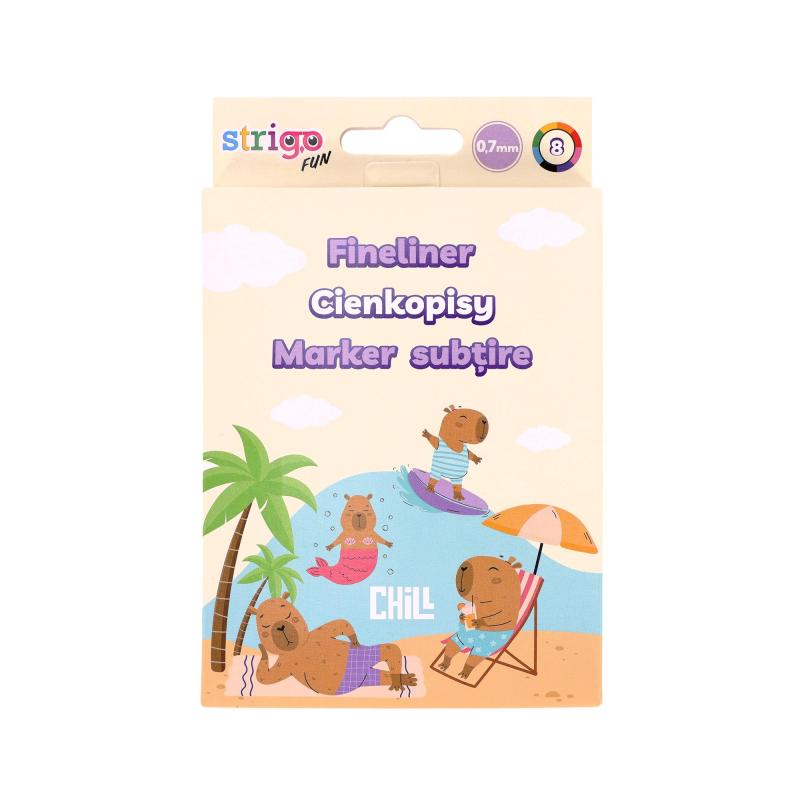 CIENKOPISY 8SZT KAPIBARA STRIGO