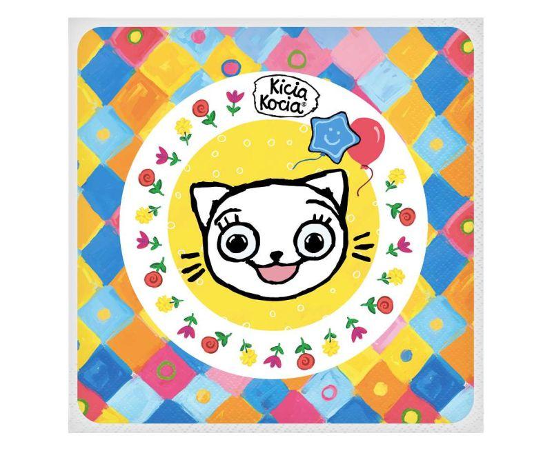 SERWETKI PAP. KICIA KOCIA (LICENCJA) 33X33CM A20