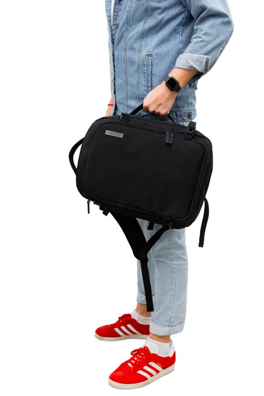 PLECAK 2W1 BUSINESS&TRAVEL ABAG BLACK