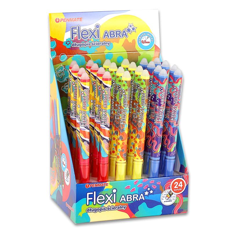 DŁUGOPIS WYMAZYWALNY FLEXI ABRA OMBRE A24 PENMATE+WKŁADY