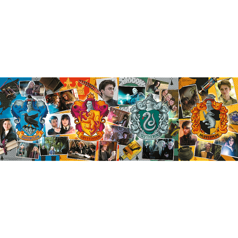 PUZZLE 1000 TREFL PANORAMA CZTERY DOMY HOGWARTU BANER