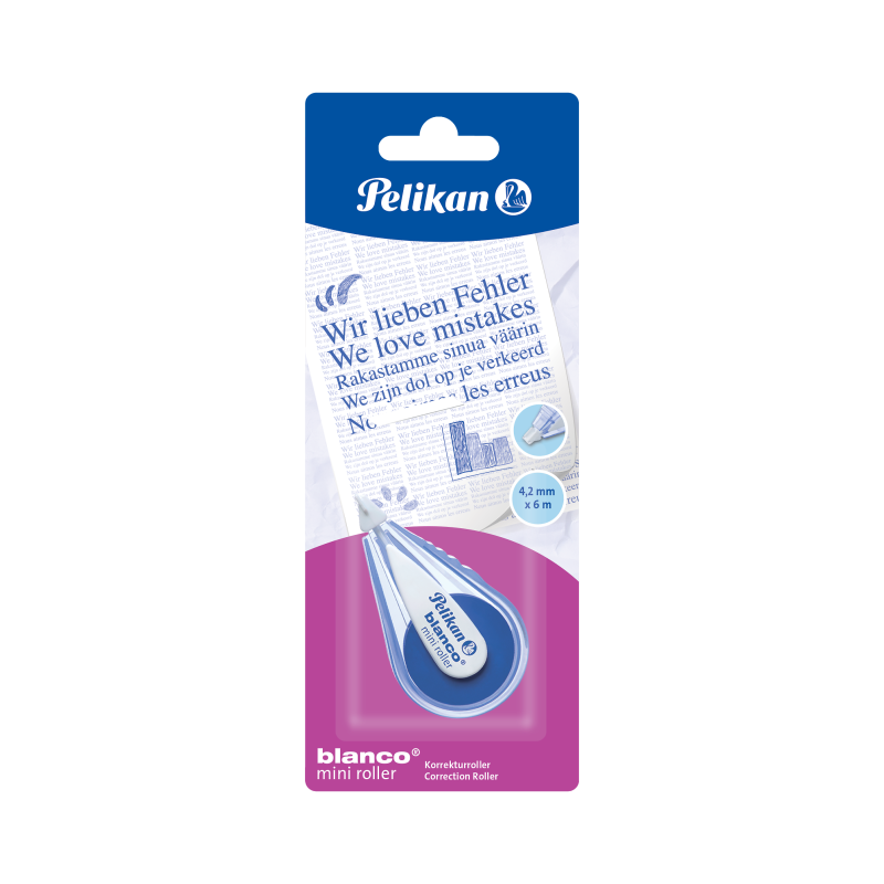 KOREKTOR PELIKAN BLANCO MINI 4,2MMX6M BL