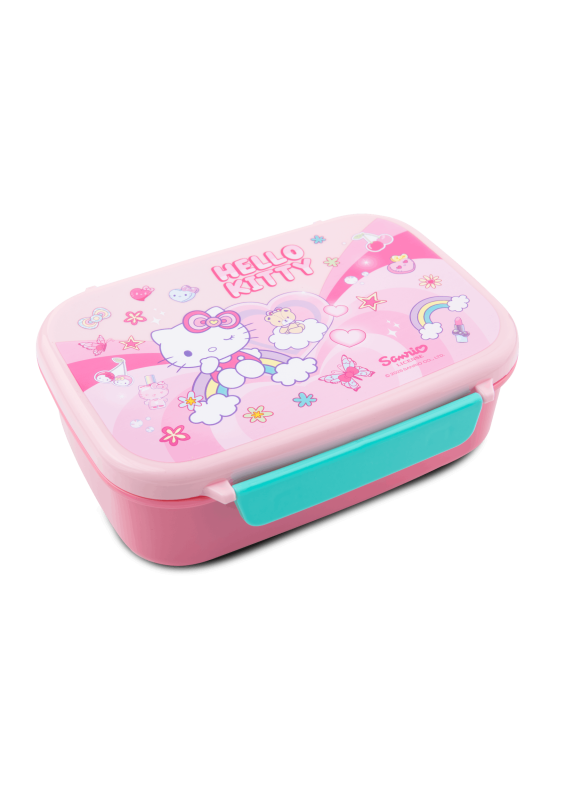 ŚNIADANIÓWKA Z PRZEGRÓDKĄ FOODYX - PINK - PINK 1 HELLO KITTY