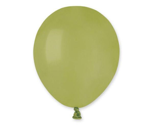 BALONY A50 PASTEL 5' ZIELONE OLIWKOWE A'100