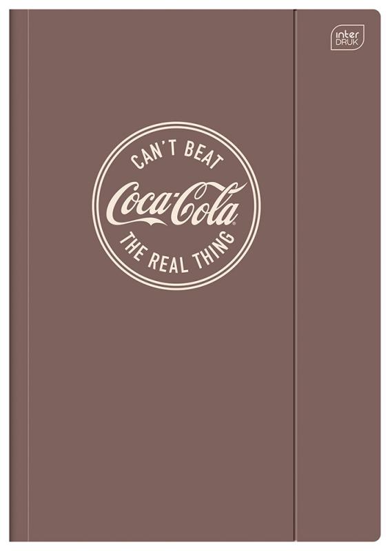 TECZKA A4 Z GUMKĄ HYBRID COCA COLA