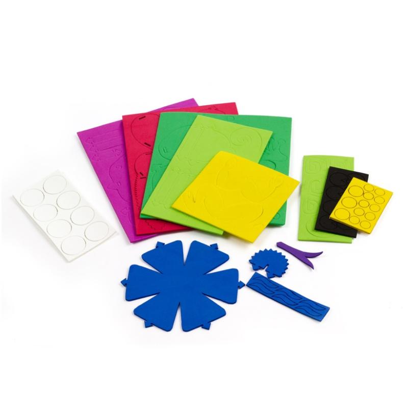 ZESTAW KIDS CREATIVE Z PIANKI STWORY Z DŻUNGLI