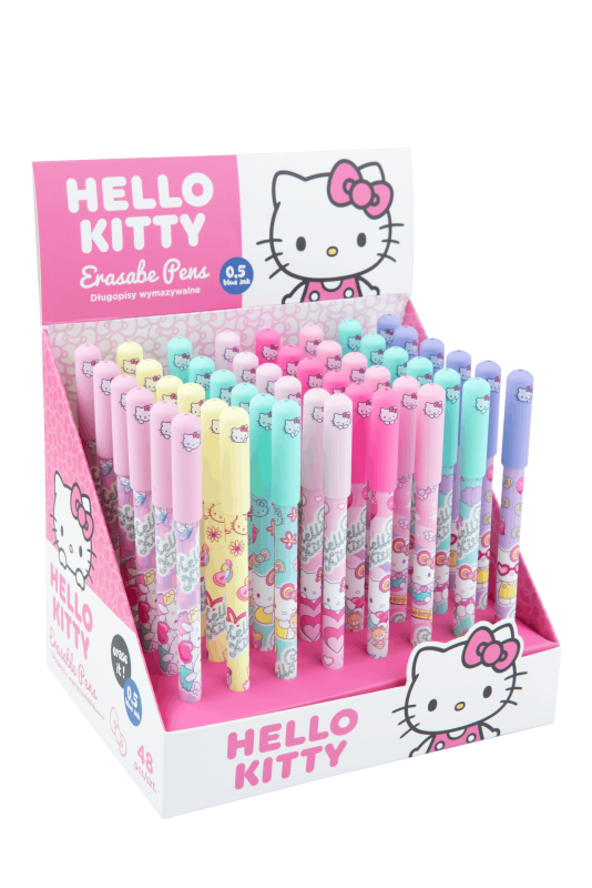 DŁUGOPIS WYMAZYWALNY MIX - PINK 1 HELLO KITTY A/48