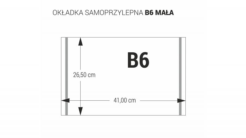 OKŁADKA B6 - MAŁA PODRUK SAMOPRZYLEPNA