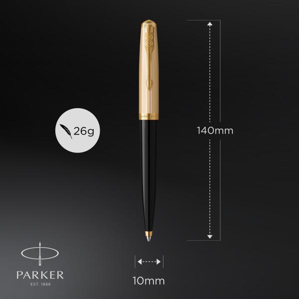 DŁUGOPIS PARKER 51 DELUXE BLACK GT