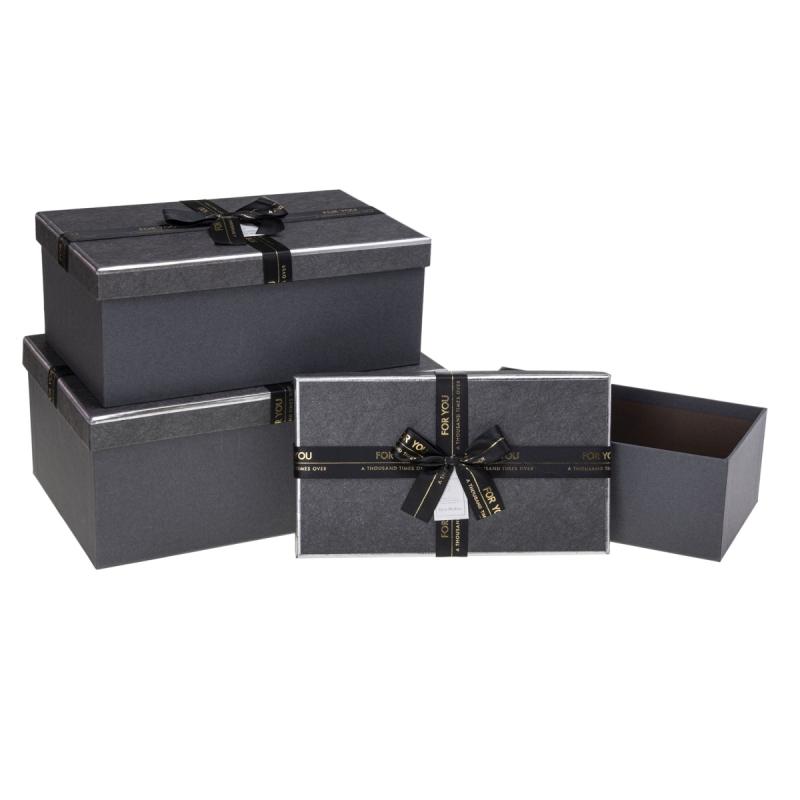 ZESTAW PUDEŁEK PUG-23243-PR BLACK A/3